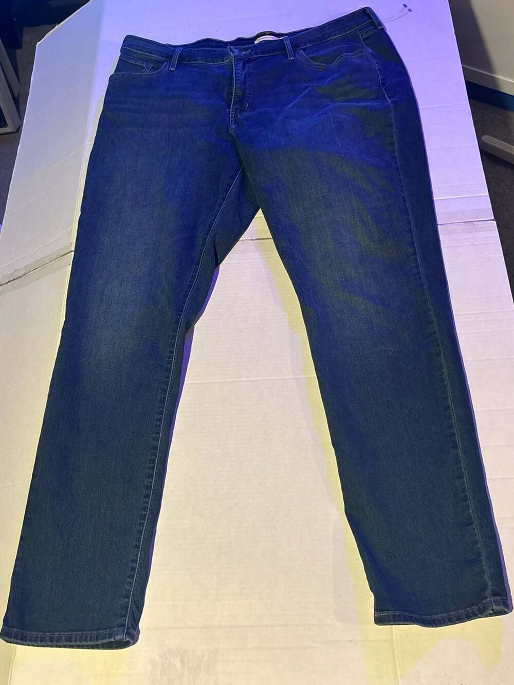 Levi's 311 Shaping Skinny Jeans Size 22W Dark Wash Denim